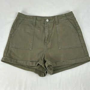 Pacsun Los Angeles mom shorts size 30, Olive green